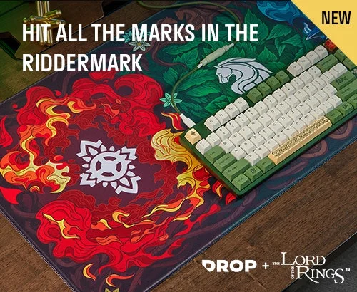 Drop + The Lord of the Rings™ The Riddermark Desk Mat | Preorder Now >