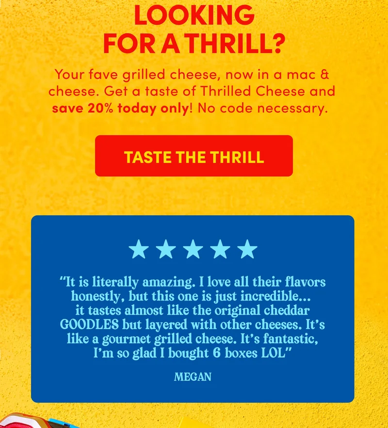 LOOKING FOR A THRILL?