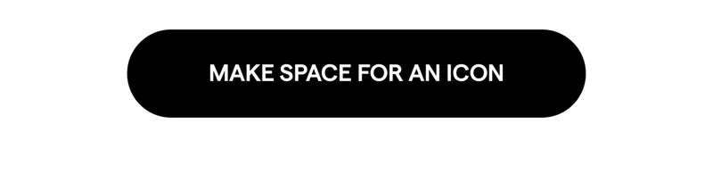 Make space for an icon