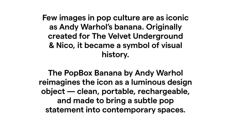 Few images in pop culture carry as much weight as Andy Warhol’s banana.
