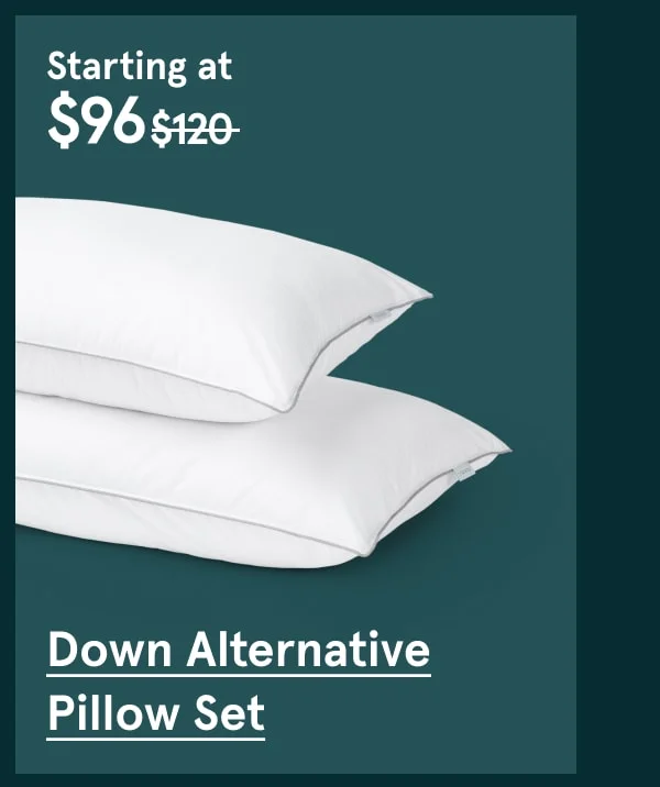 Down Alternative Pillow Set