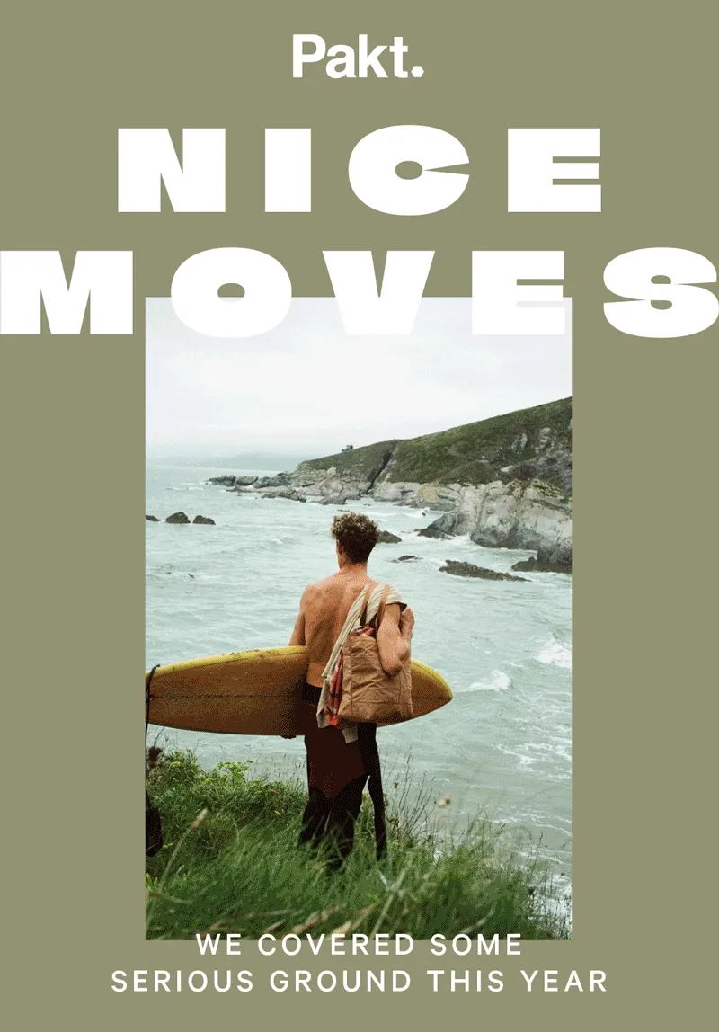 NICE MOVES. We covered some serious ground this year
