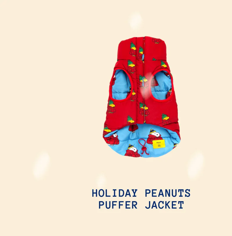 Holiday Peanuts Puffer Jacket