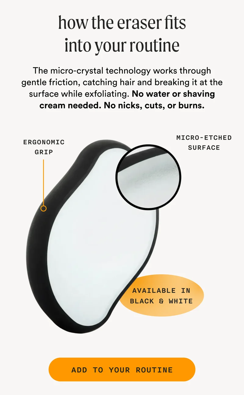 How The Eraser Fits Into Your Routine - ADD TO YOUR ROUTINE