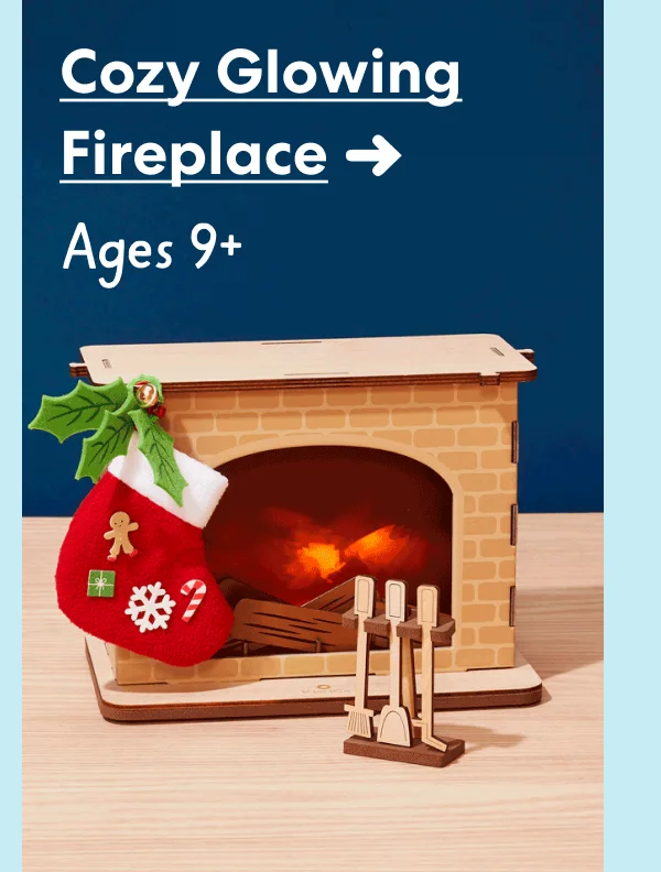 Cozy Glowing Fireplace