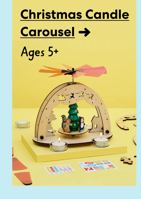 Christmas Candle Carousel