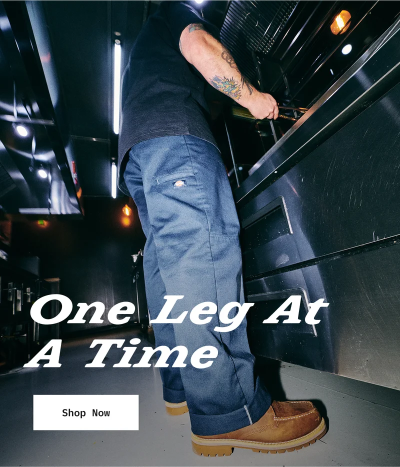 One Leg At A Time. Shop Now.