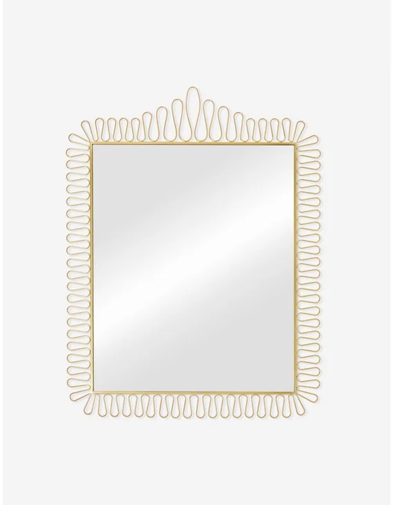 Freesia Mirror - Gold