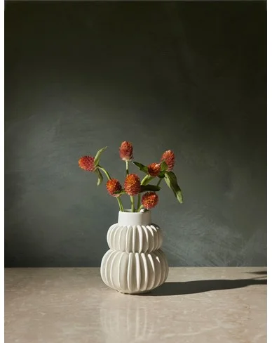 Delilah Vase - White