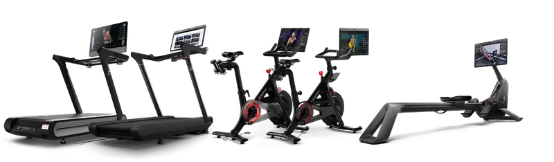 Peloton Bikes, Treads, and Row