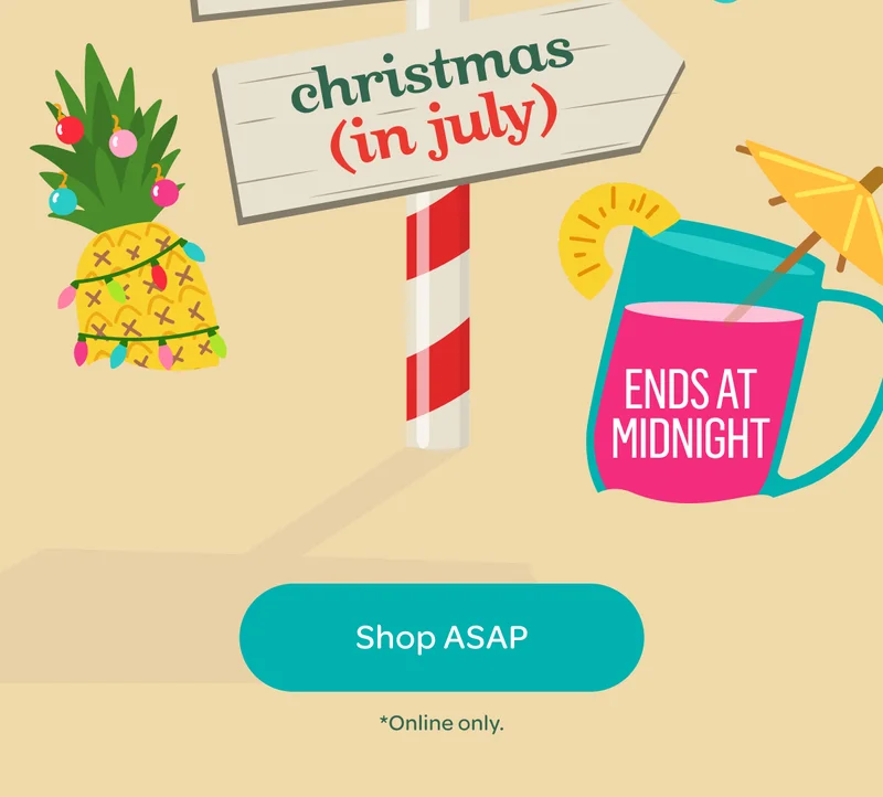 Ends at midnight - Shop ASAP