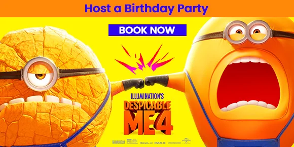 DESPICABLE ME 4 - HOST A BIRTHDAY PARTY - BOOK NOW >