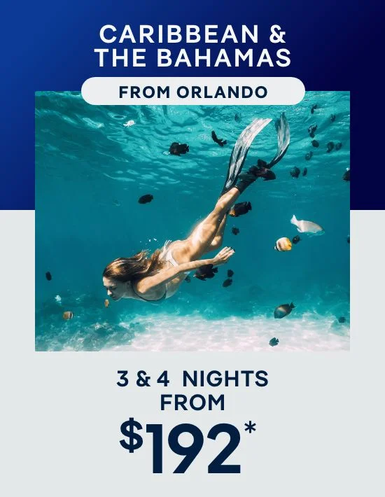 The Bahamas From Orlando (Port Canaveral) – 3 & 4 Nights – Click to View Cruises & Book Now The Bahamas From Orlando (Port Canaveral) – 3 & 4 Nights – Click to View Cruises & Book Now