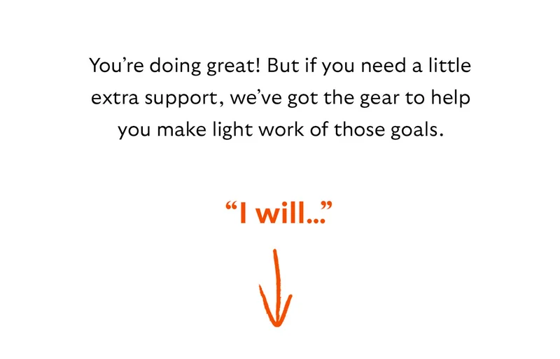You’re doing great! But if you need a little extra support, we’ve got the gear to help you make light work of those goals.