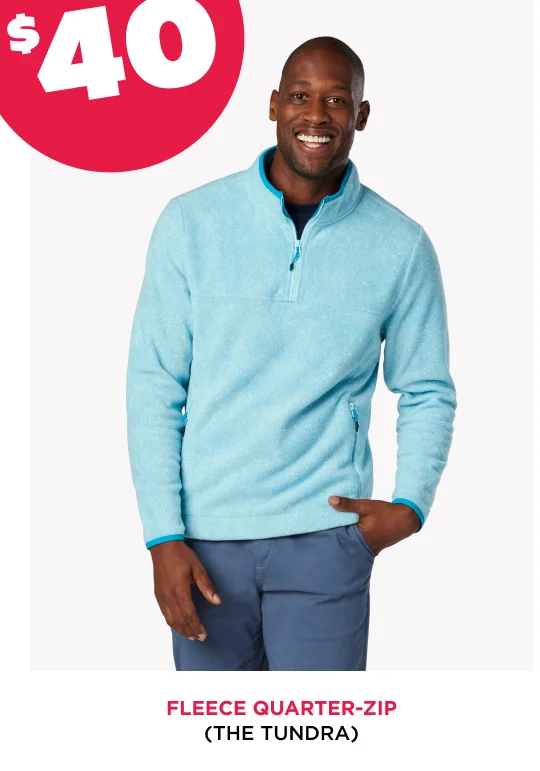 Fleece Quarter-Zip: The Tundra