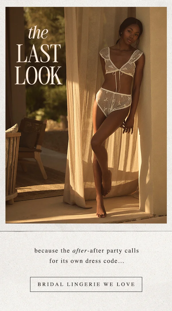 Bridal Lingerie We Love