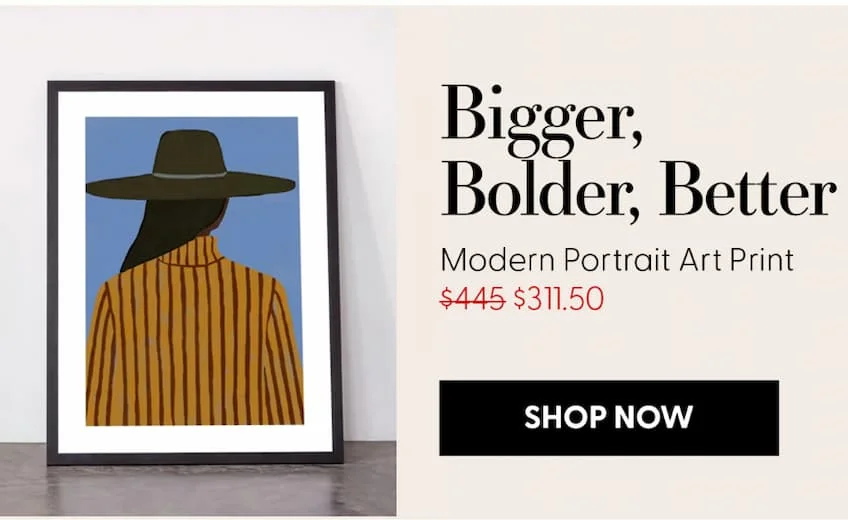 Modern Portrait Art Print