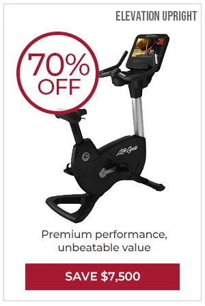 Elevation Series Lifecycle Upright Exercise Bike - Outlet | SAVE 75%