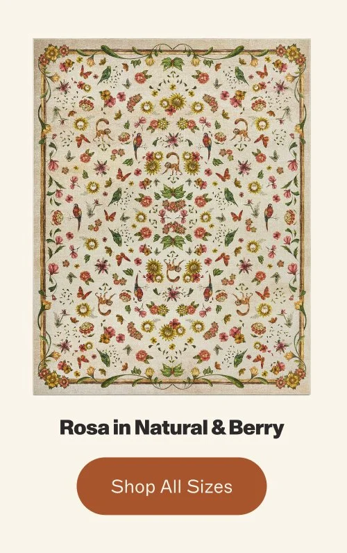 Rosa in Natural & Berry Shop All Sizes