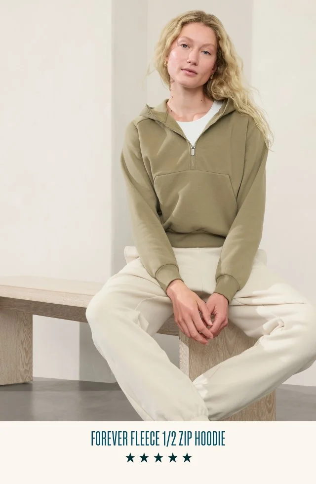 Forever Fleece 1/2 Zip Hoodie