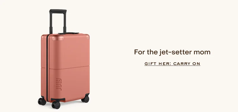 For the jet-setter mum. gift her: carry on