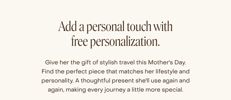 Time is ticking on our free express shipping offer. Shop now to get your Mother's Day gifts delivered in time, with complimentary express delivery on orders over $100.