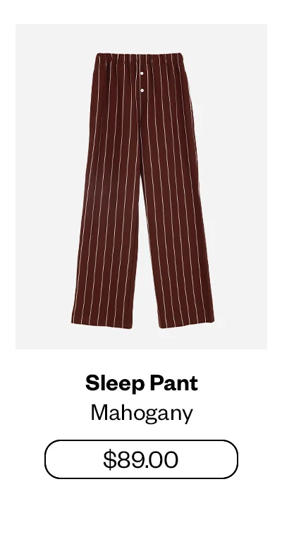 Sleep Pant - Mahogany