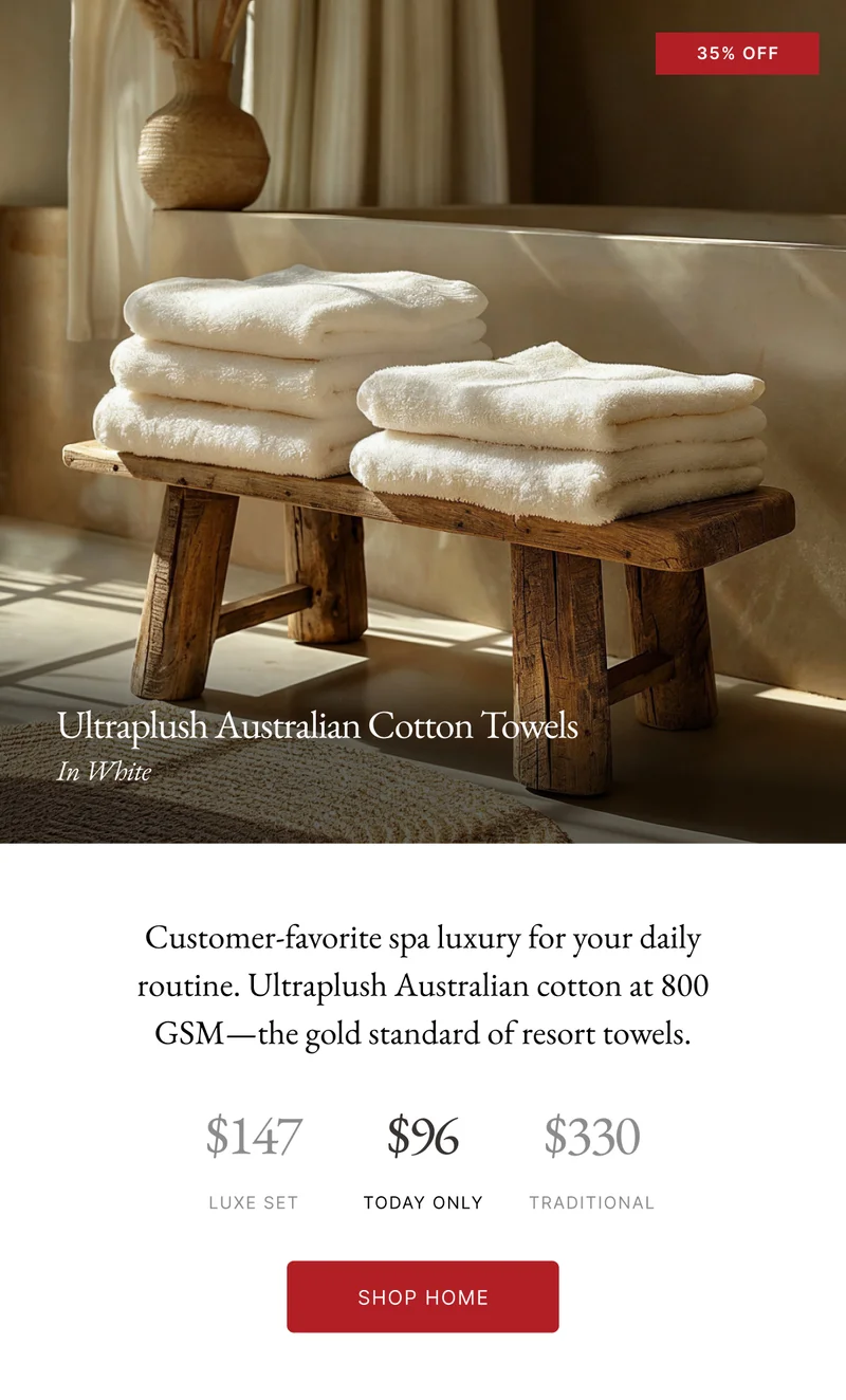 Ultraplush Australian Cotton Towels