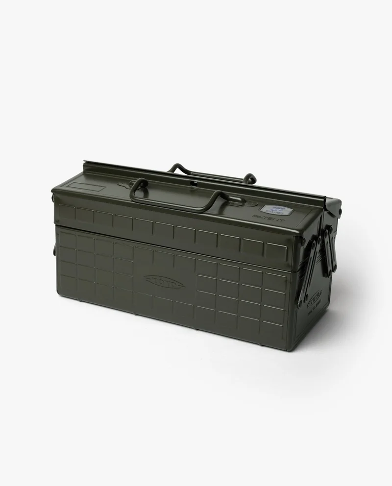 Image of Toyo Steel Cantilever Toolbox ST-350 (Military Green)