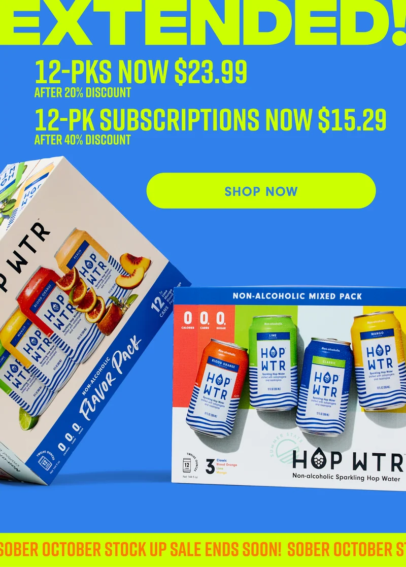 EXTENDED 20% off one-time orders, 40% off Subscriptions. SHOP NOW