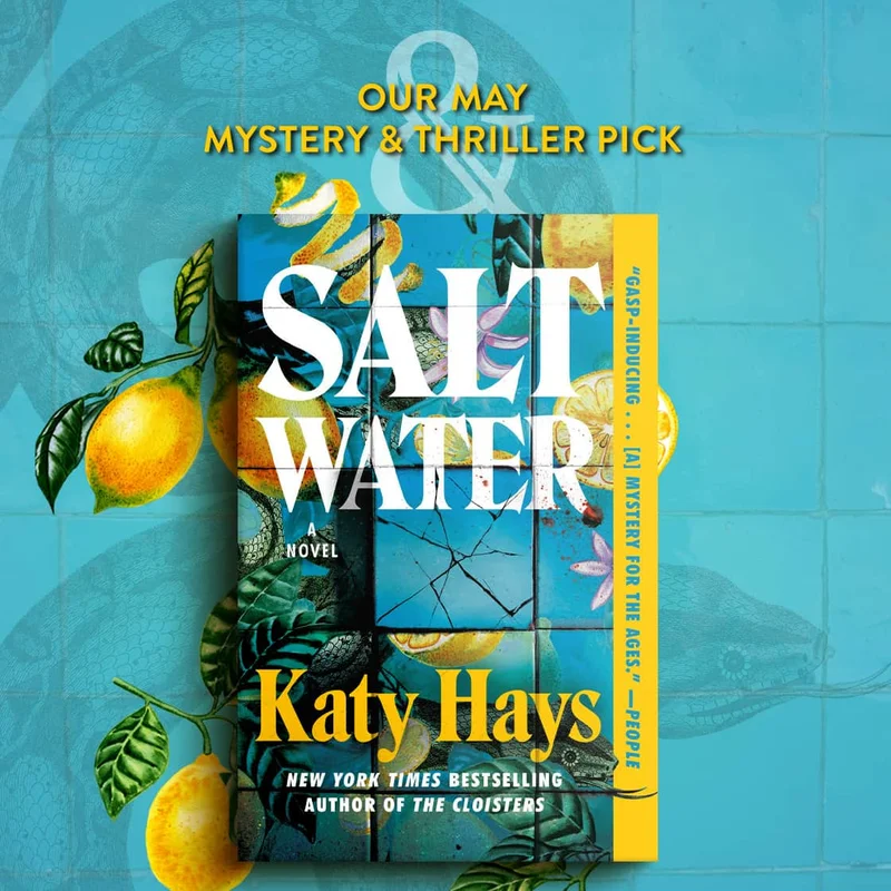 OUR MAY MYSTERY & THRILLER PICK: Saltwater: A Novel by Katy Hays