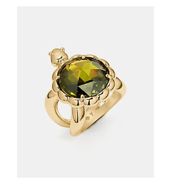 Secret Garden Turtle Ring