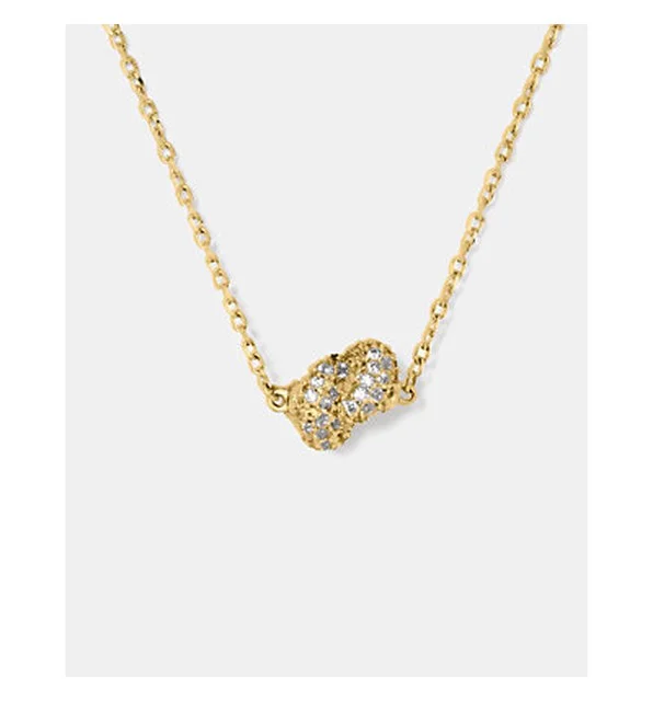 Sailor's Knot Pave Mini Pendant