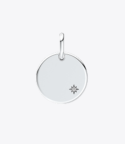 Engravable Lab-Grown Diamond Tag Pendant