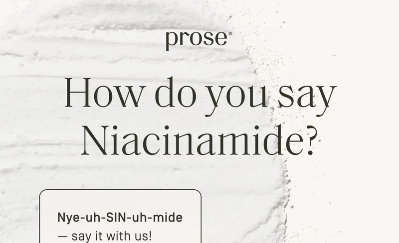 Prose | How do you say Niacinamide?