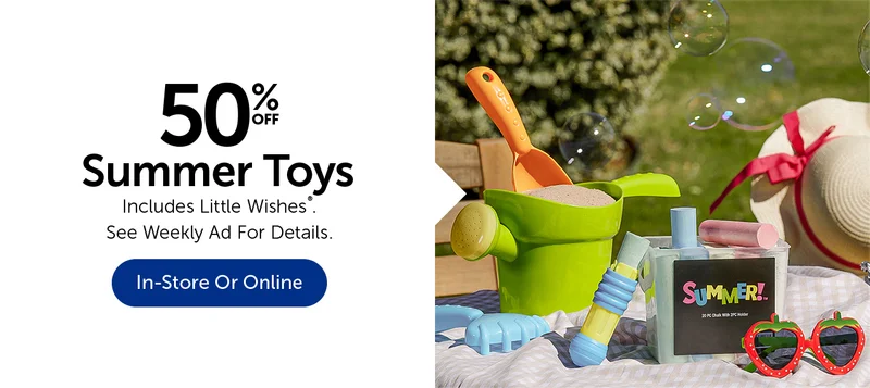 50% Off Summer Toys