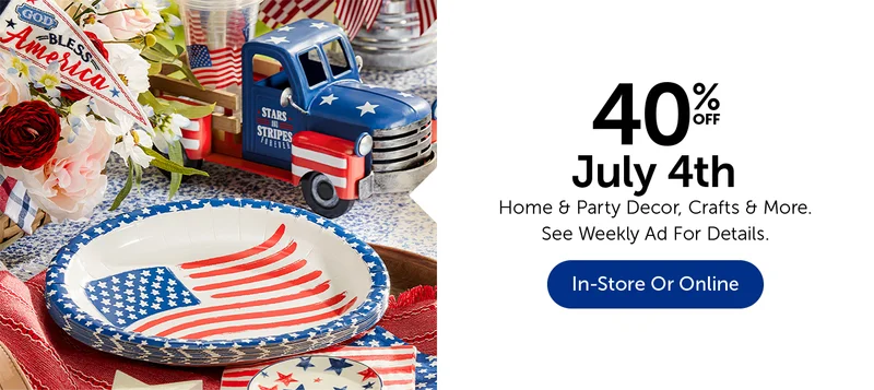 40% Off July 4th