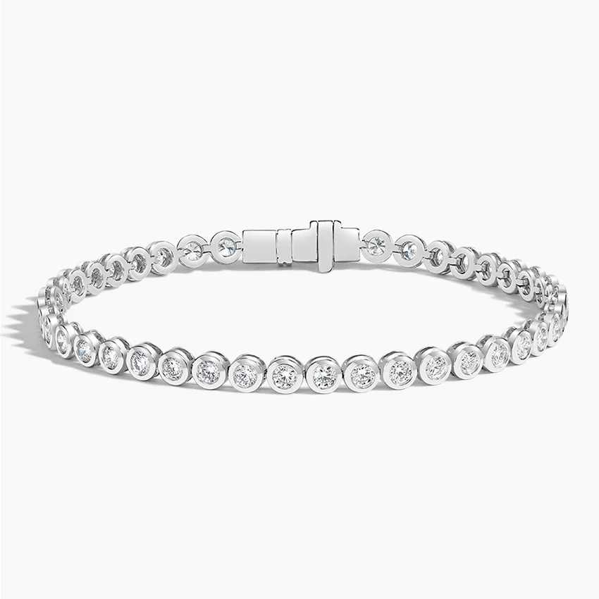 Bezel Lab Diamond Tennis Bracelet
