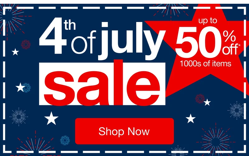 4th of July Sale - Up to 50% off 1000s of items - Shop Now!