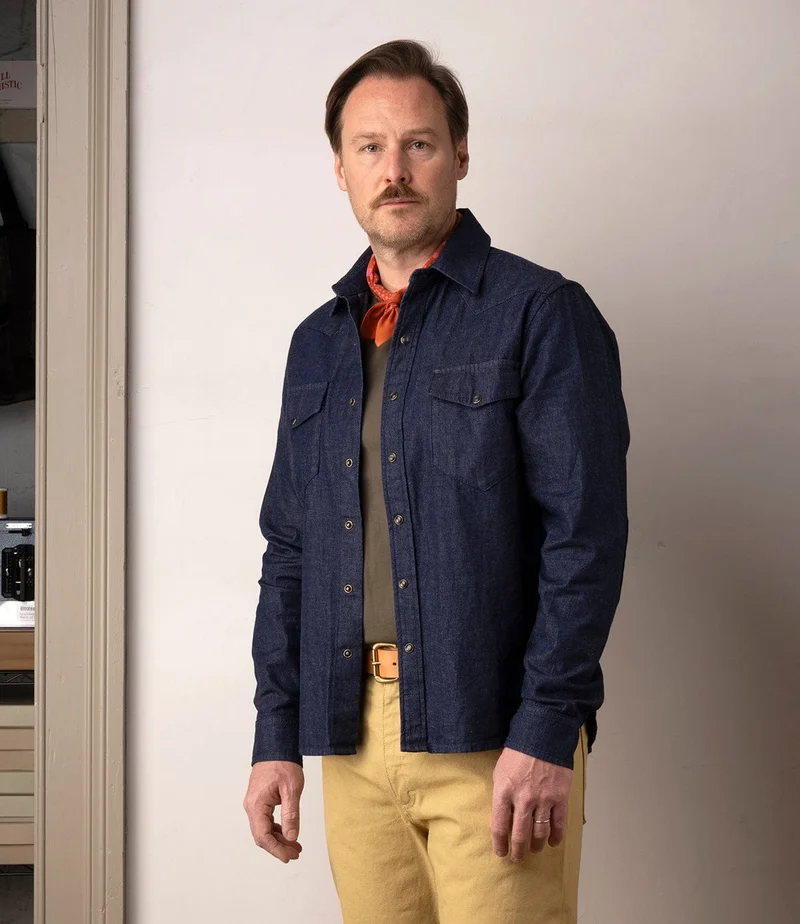 Image of Fukuyama Snap-Front Shirt