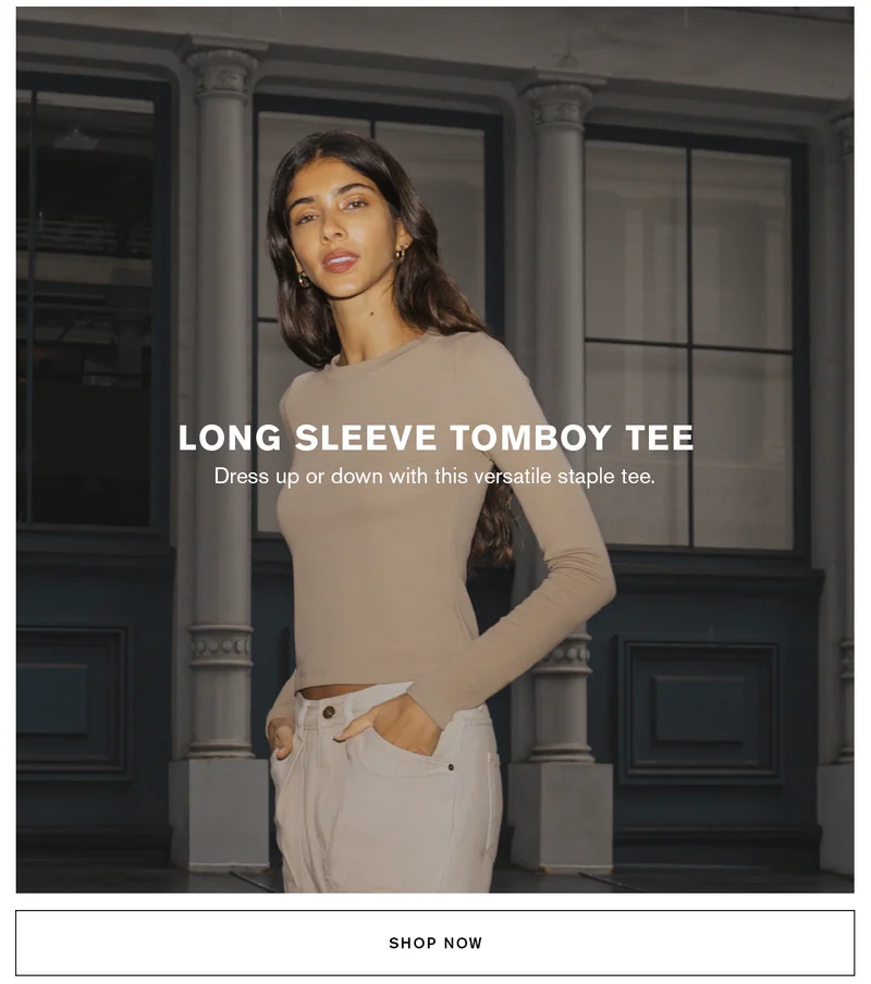Long Sleeve Tomboy Tee