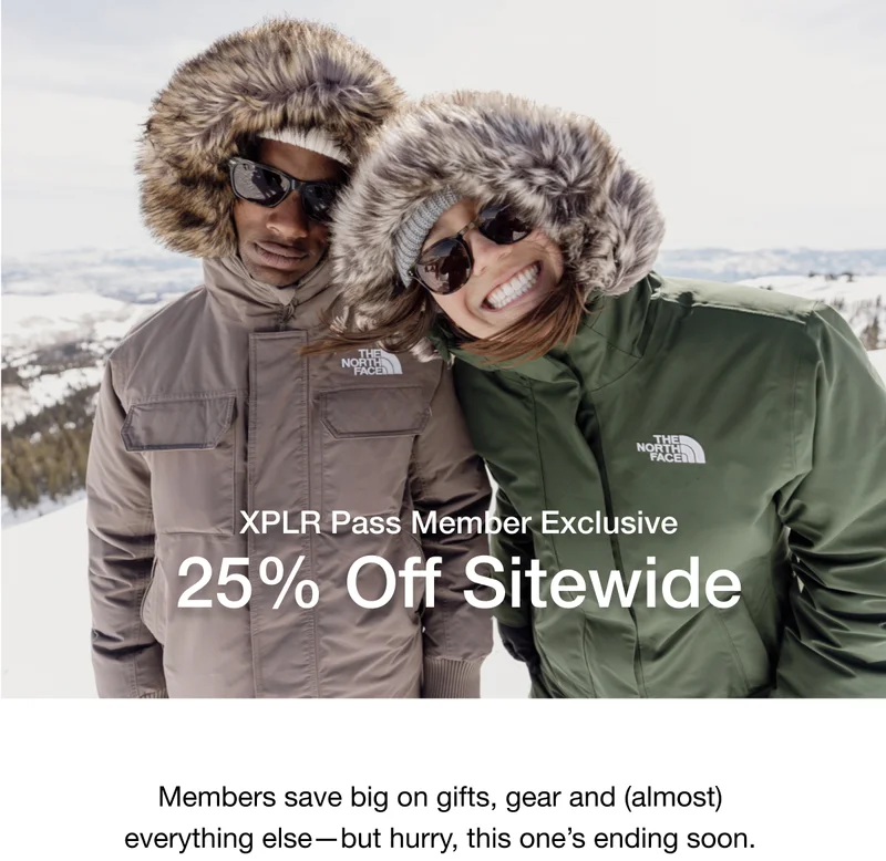 XPLR Pass Member Exclusive - 25% Off Sitewide. Members save big on gifts, gear and (almost) everything else - but hurry, this one's ending soon.