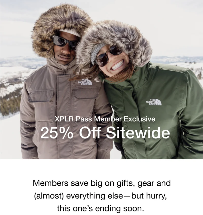 XPLR Pass Member Exclusive - 25% Off Sitewide. Members save big on gifts, gear and (almost) everything else - but hurry, this one's ending soon.
