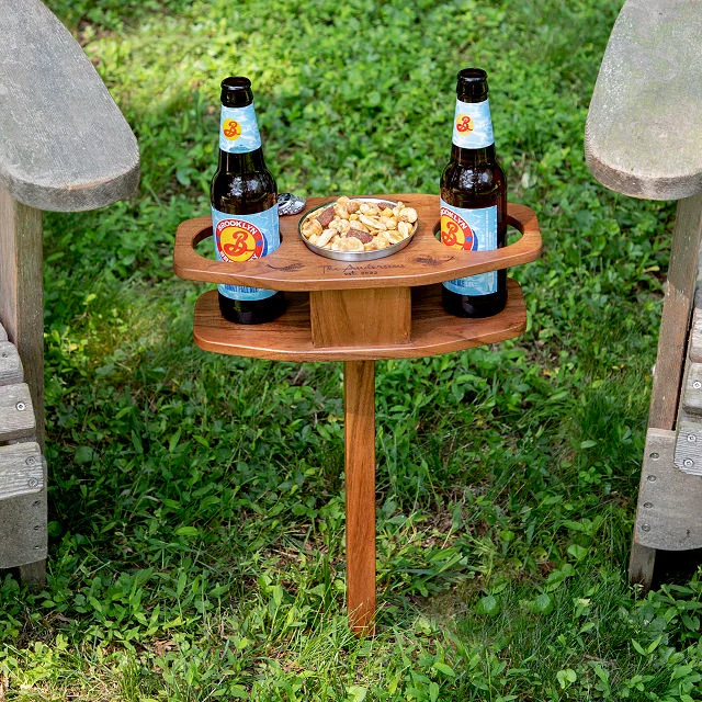 Portable Beer & Snack Table