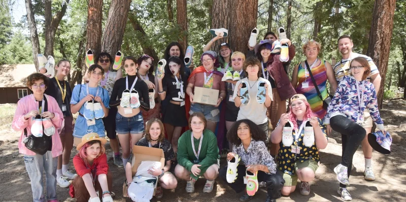 Photos of happy campers from Brave Trails.
