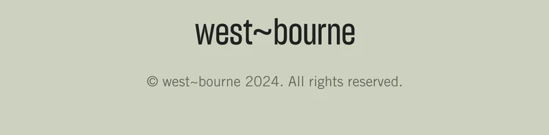 west~bourne 2024. All rights reserved.