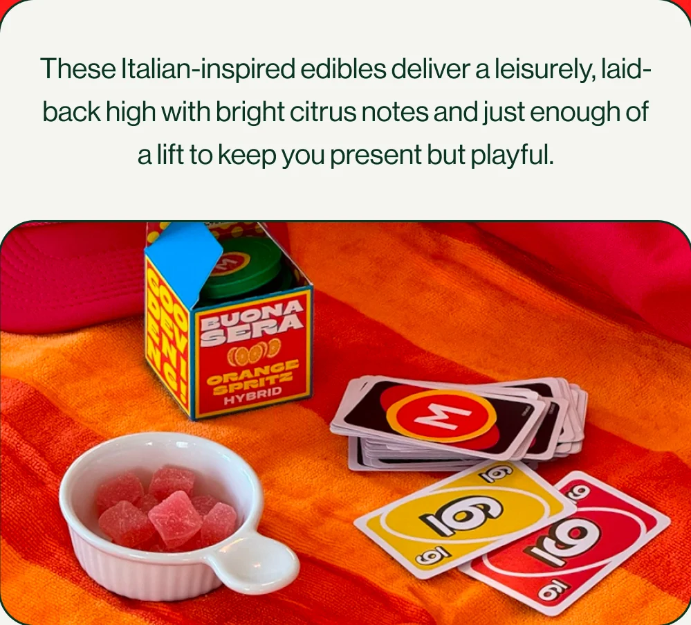 An italian-inspired edibles