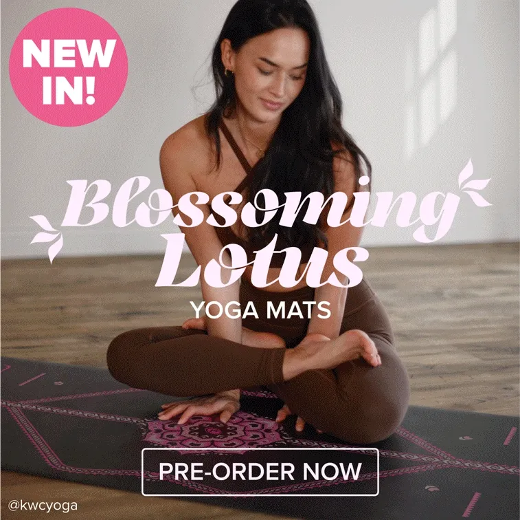 New in: Blossoming Lotus Yoga Mat