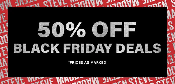 50% Off Black Friday Deals