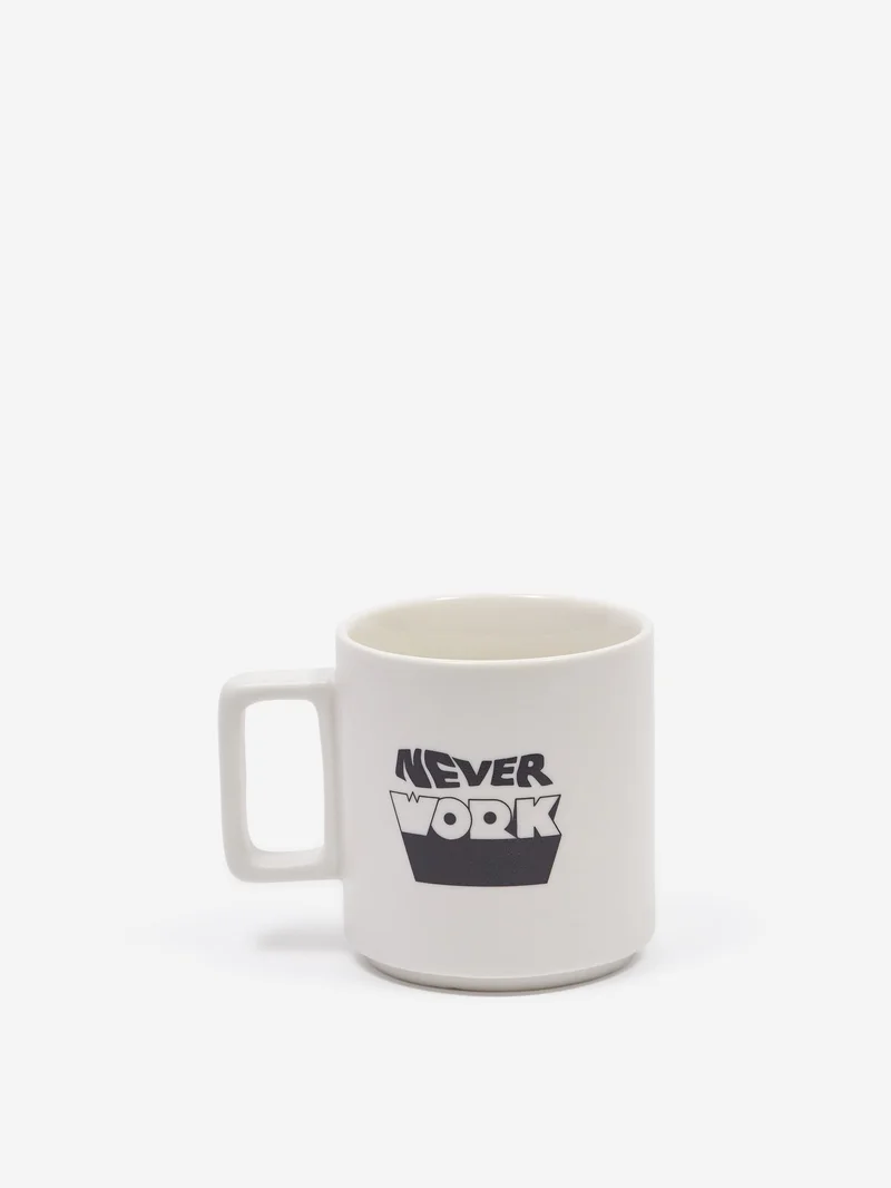 Image of Goodhood London Never Work Mug - White